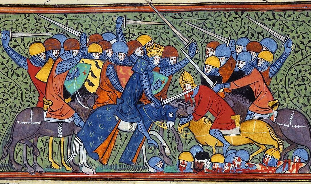 La batalla de Poitiers en 732 d.C. (El día que los francos detuvieron a los árabes).